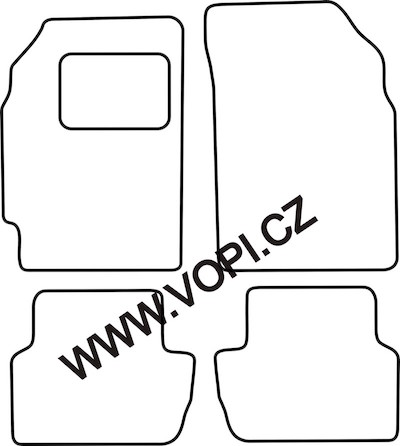 Autokoberce Chevrolet Spark 03/2010 - 12/2015 Colorfit (923)